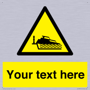 Custom warning grounding cruiser on lock cill